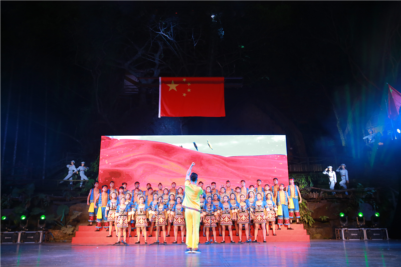 7、檳榔谷舉辦民族團結(jié)紅歌合唱大賽 慶祝新中國成立70周年